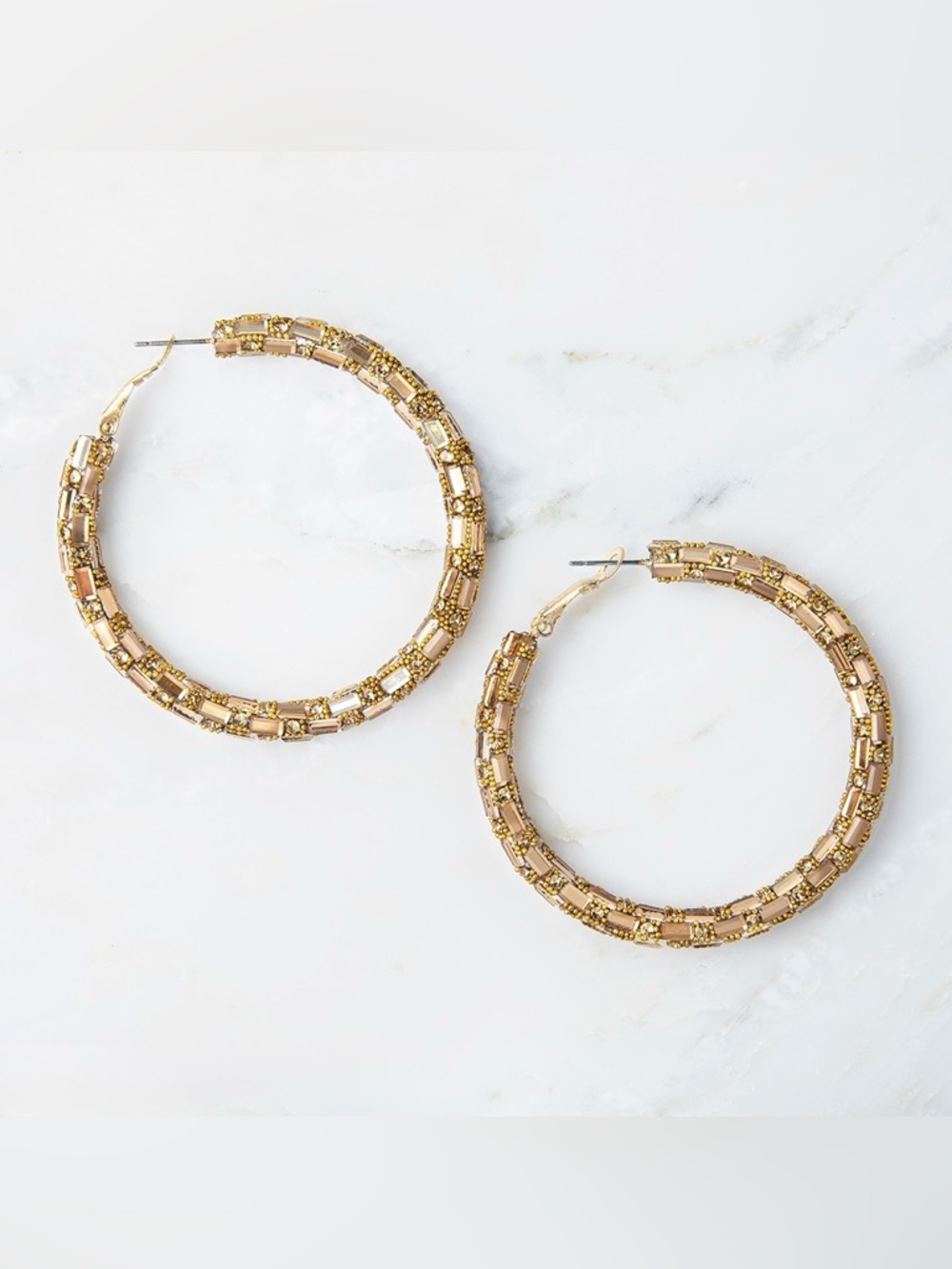 NEW Isabella Gold Hoop Earrings Plunder
